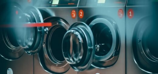 gray front load washing machines
